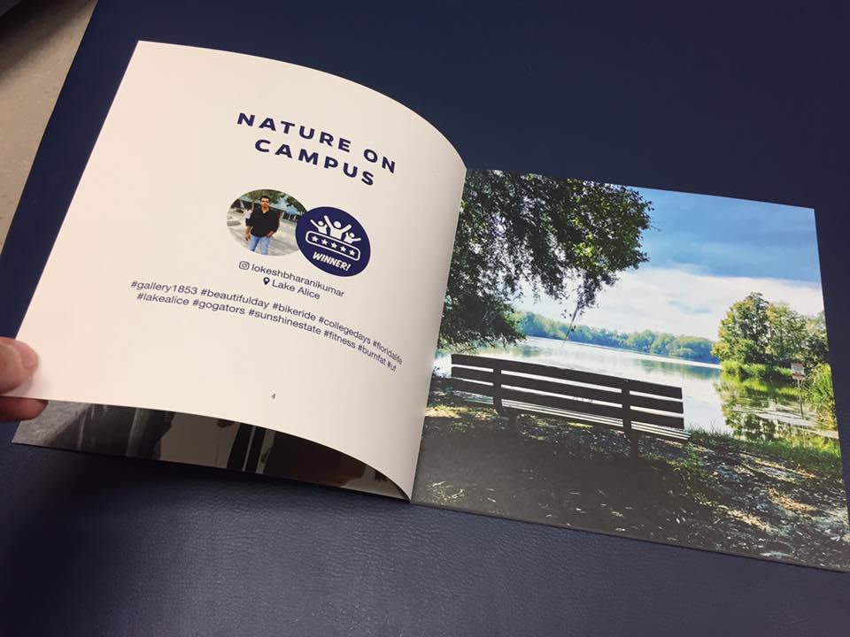 Inside pages of the Gallery 1853 coffee table book showing finalist photographs